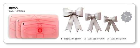 Large Bow Cutter set of 3