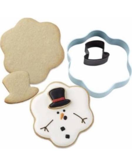 Cookie Cutter - Melting Snowman with hat