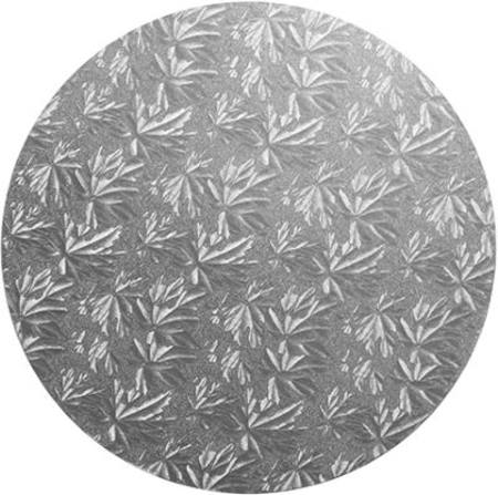 Buy 13"Round 12mm Silver cake Board pack of 5 in NZ. 