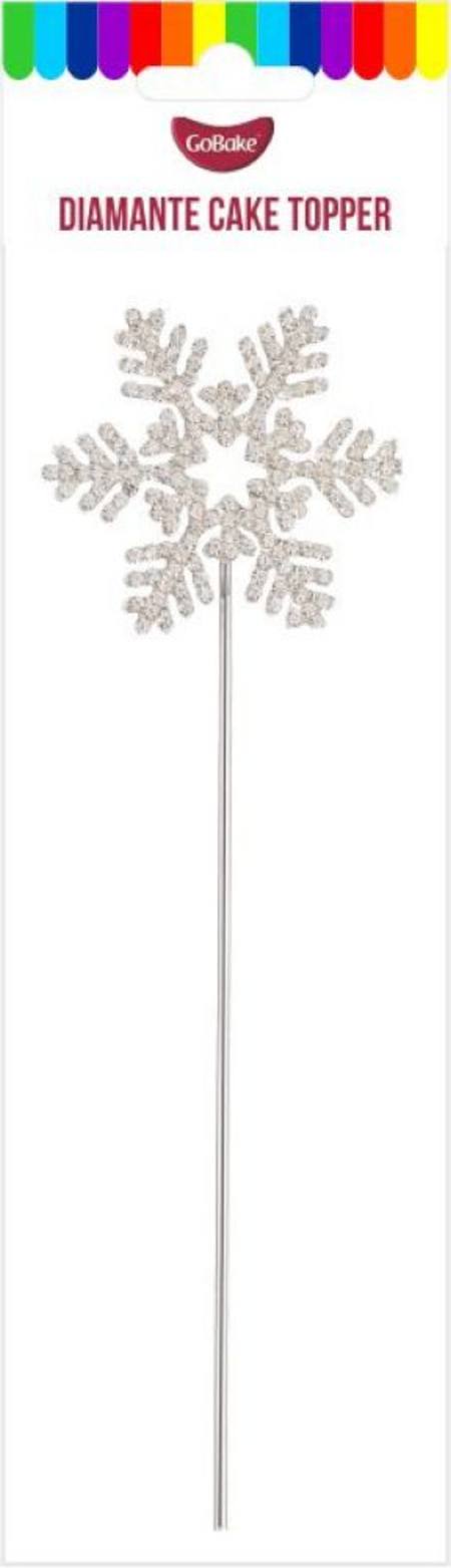 Buy Diamante Topper - Snowflake 4.5cm in NZ. 