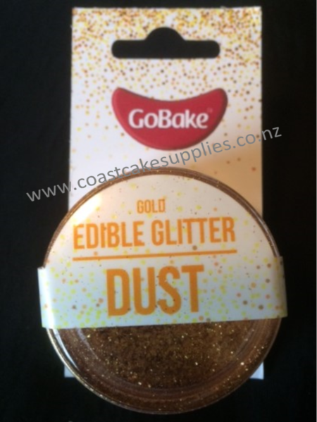 Buy EDIBLE GLITTER DUST GOLD 2G in NZ. 