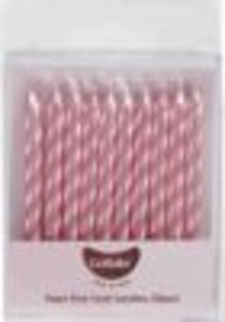 Buy Pearl Pink Twist Candles in NZ. 