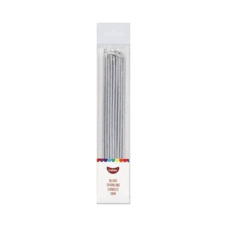 Buy Candles Sparkling Silver, 18 pack in NZ. 