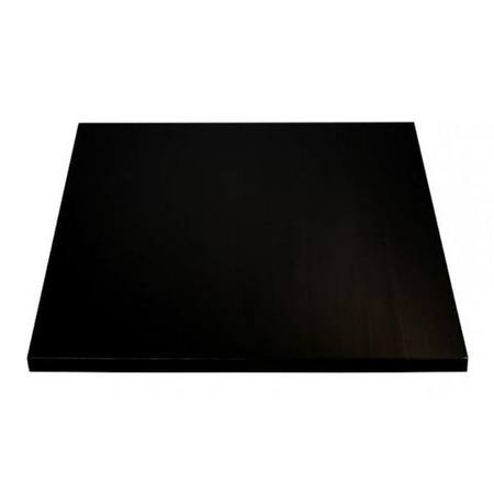 11" Square Masonite Cake Board, Black, 9mm