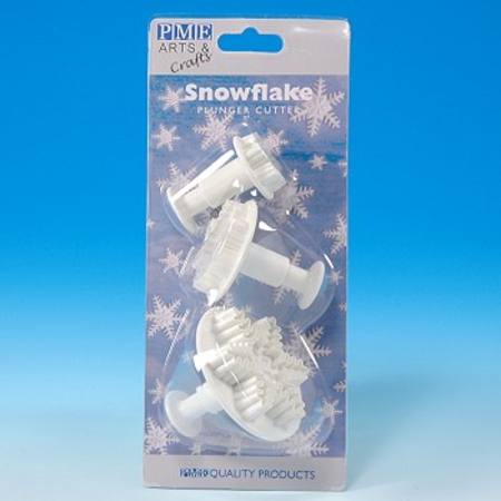 Snowflake Plunger cutter, set of 3