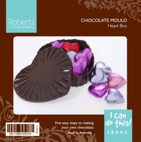 Buy Chocolate Mould Heart Box With Lid in NZ. 