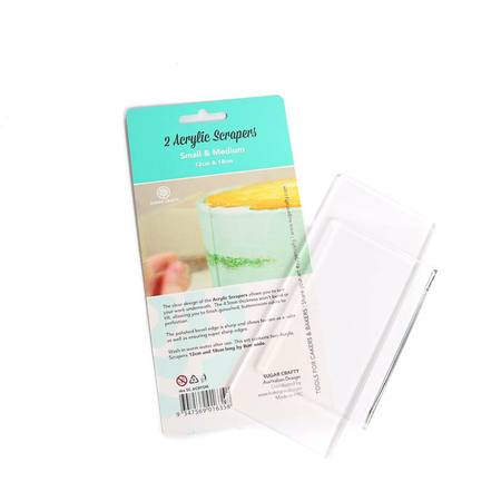 Buy CLEAR CULINARY SCRAPERS (SET OF 2 - SMALL & MEDIUM) in NZ. 