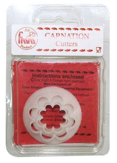Carnation , Set of  3 cutters