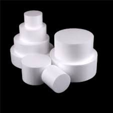 Round Foam Cake Dummy 5 x 4 inch