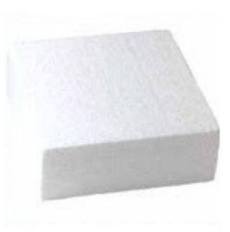 10 inch Square Foam Cake Dummy 255x70mm