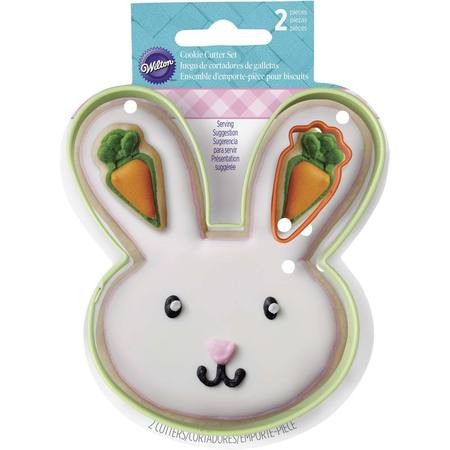 Cookie Cutter - Bunny with Carrot 2pc
