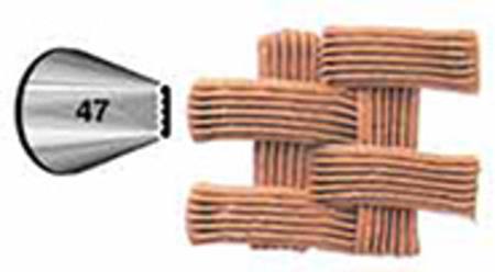 Nozzle, Basket-weave tip 47