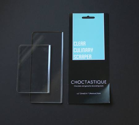 Acrylic Culinary Scrapers - Set of Two, Small & Medium