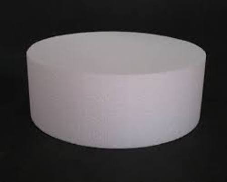 8 x 3" Round Foam Cake Dummy small imperfections on edge