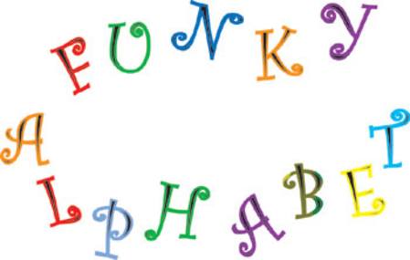 Buy Funky Alphabet & Numbers, 4cm in NZ. 