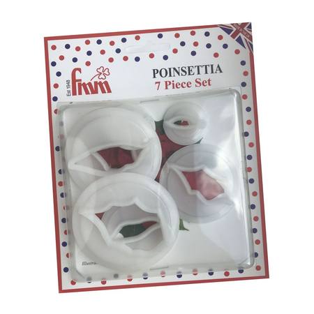 Poinsettia Cutter Set -  7 Piece set