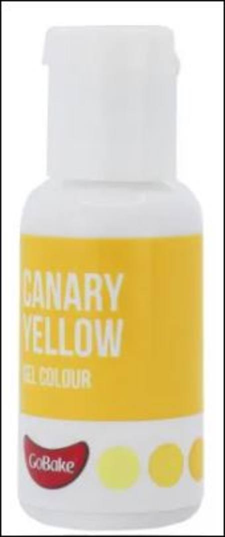 Gel Colour, Canary Yellow  21g