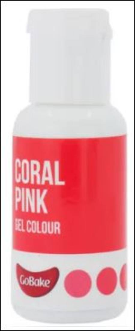 Gel Colour, Coral Pink 21g