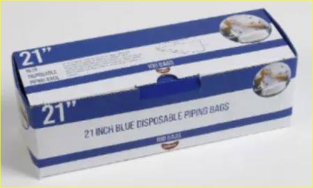 21 inch Piping Bags, Disposable.  FAULTY PERFORATION