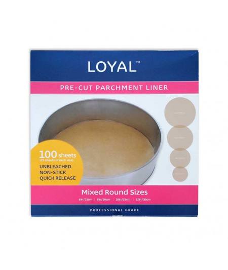 PRE-CUT PAPER LINER - ROUND MIXED SIZES