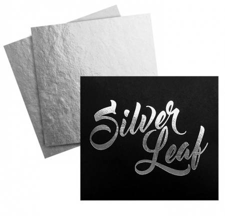 Edible Pure Silver Leaf - 10 sheet pack