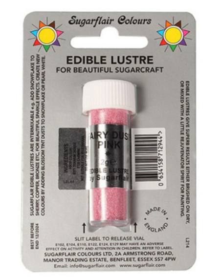 Edible Lustre  Pink  Glitter