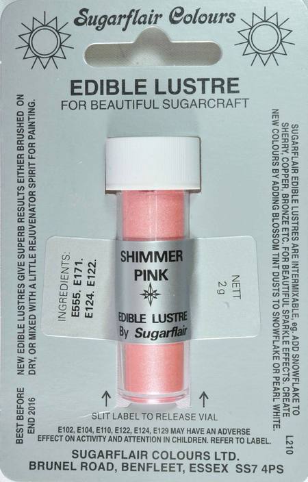 Edible Lustre  Shimmer Pink