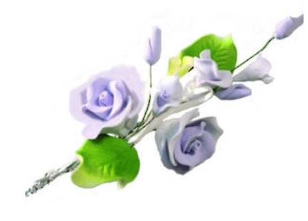 Rose Spray Lavender, Small