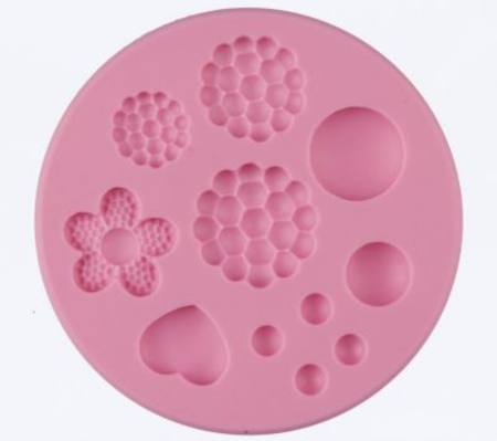 Brooches - Round Silicone Mold