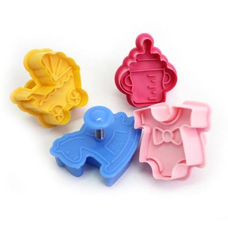 Baby Plunger Cookie Cutter set of 4